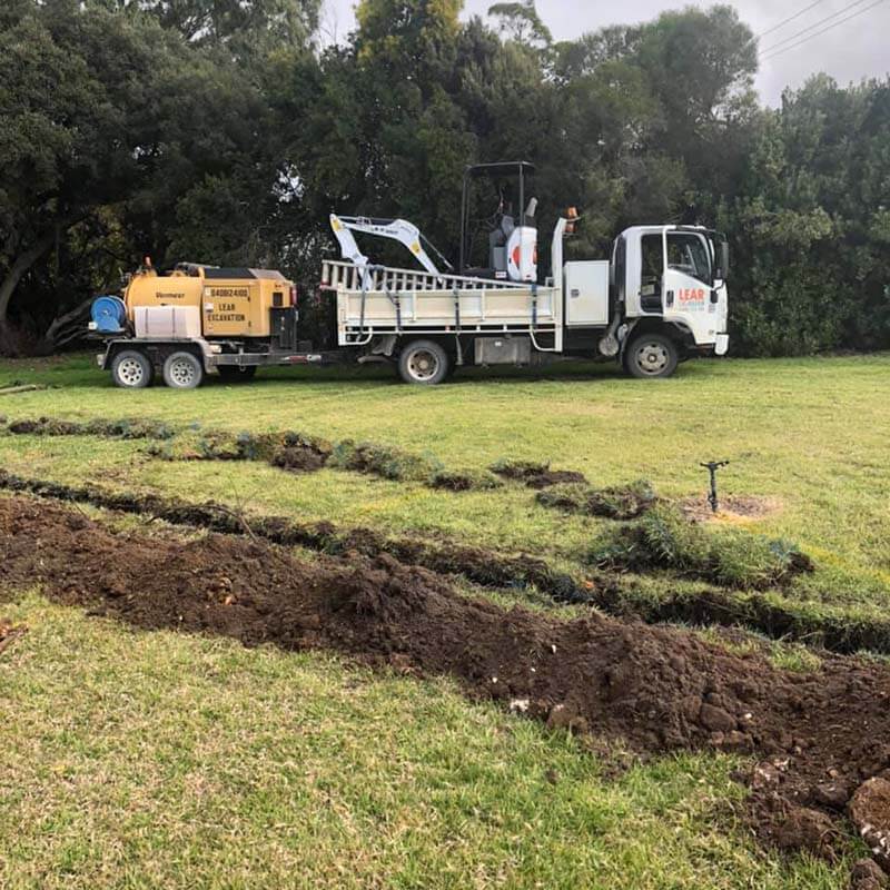 trenching excavation